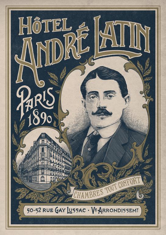 Hotel Andre Latin Paris Eksteriør bilde